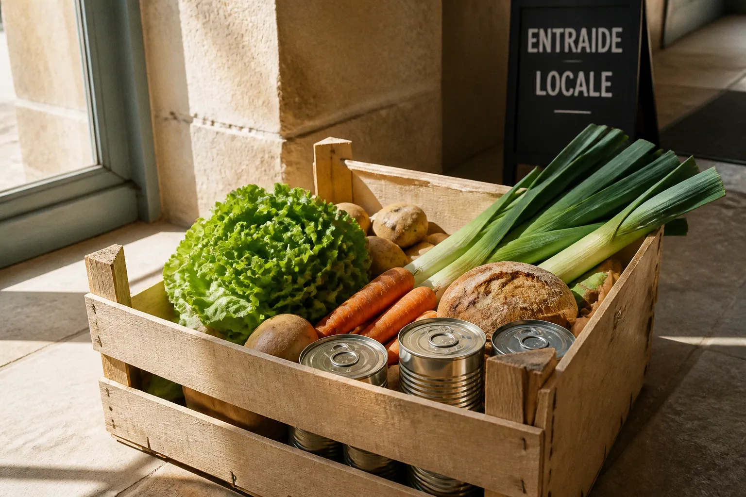 Action caritative en église : plan d'entraide locale