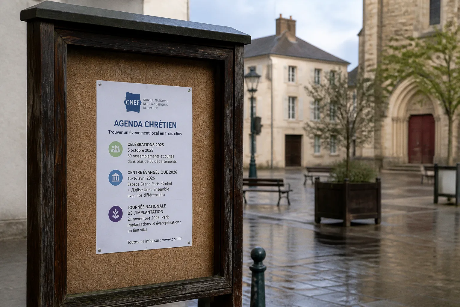 Agenda chrétien : trouver un événement local en trois clics