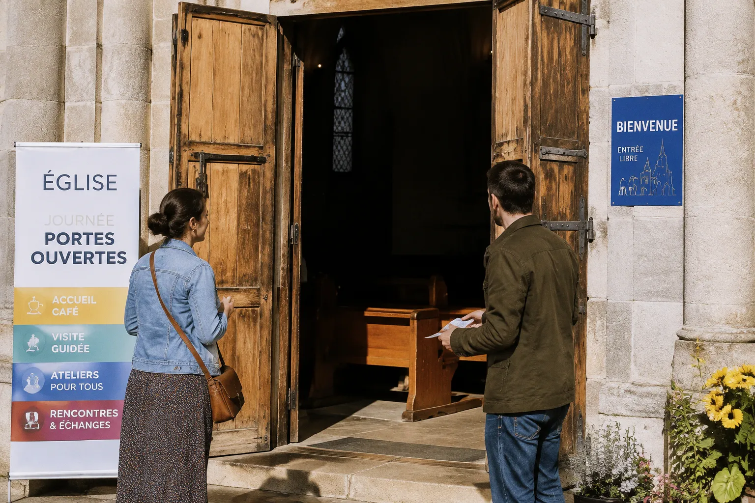 Portes ouvertes à l'église : plan d'action en 5 étapes