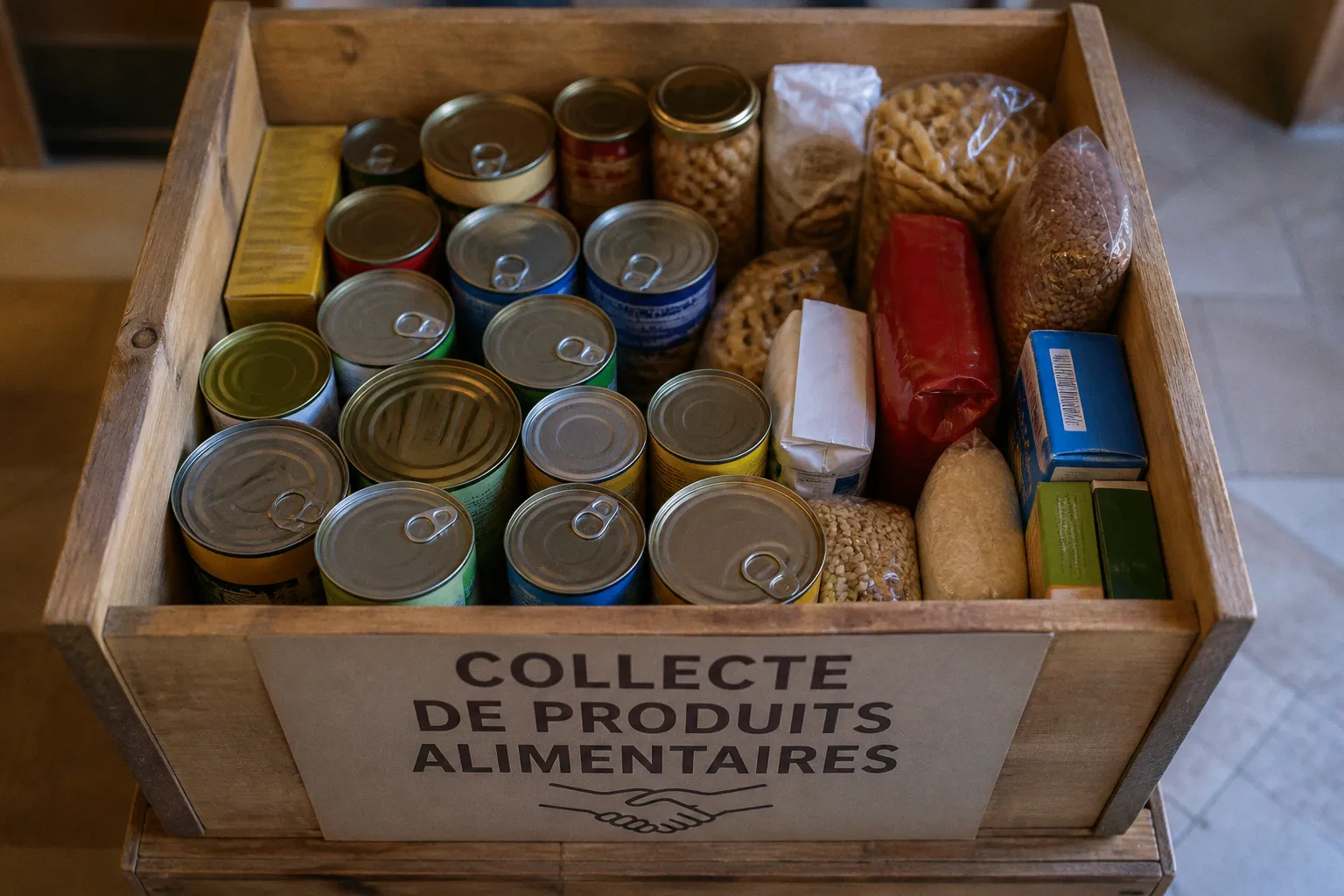 Projet humanitaire en église : plan d'action pour une collecte
